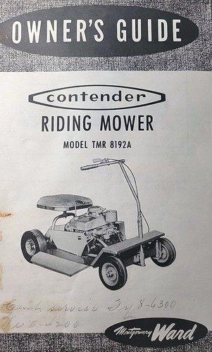 Montgomery ward 1956 - montgomery, contender