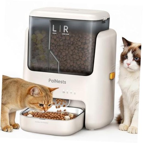 Automatic cat feeder dual - automatic,