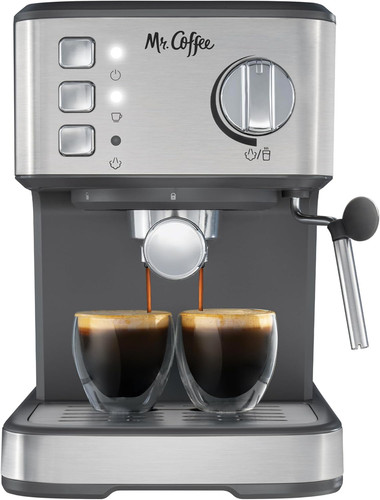 Compact bar espresso maker - 15-bar,