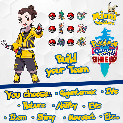 Custom team 6 - custom, pokémon