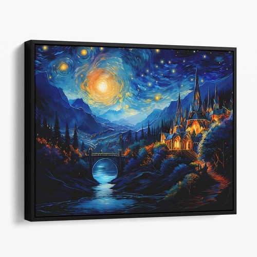 Rivendell van gogh starry - gogh,