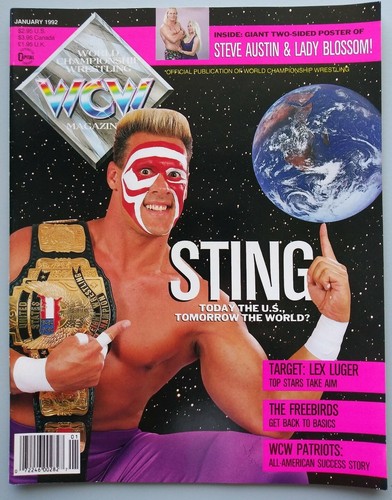 Wcw wrestling magazine - wrestling, january