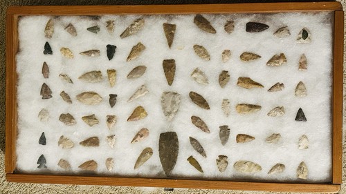 Native american arrowheads - native,