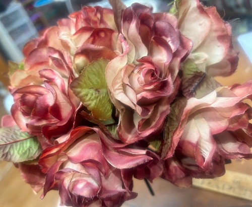 Vintage millinery silk flower - vintage,