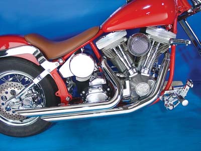 Twin monster exhaust drag - v-twin,
