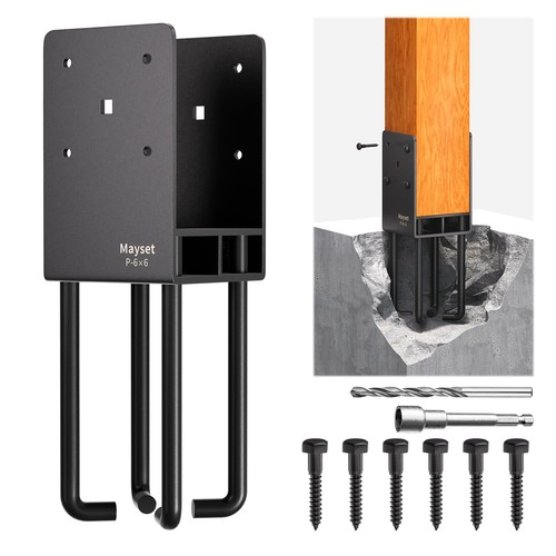 6x6 concrete post anchor - post,