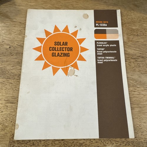 Solar collector glazing - solar,