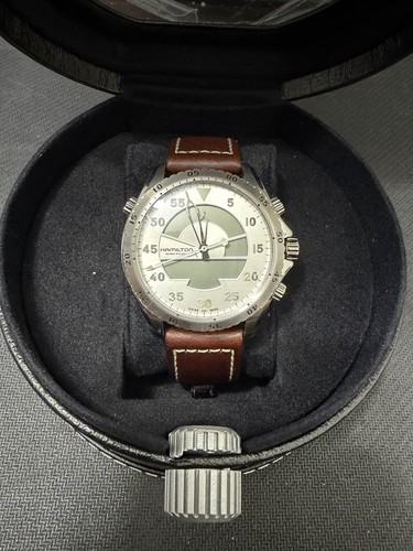 Hamilton h64614551 khaki pilot - khaki,
