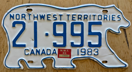 1983 1984 canada northwest - 1983,