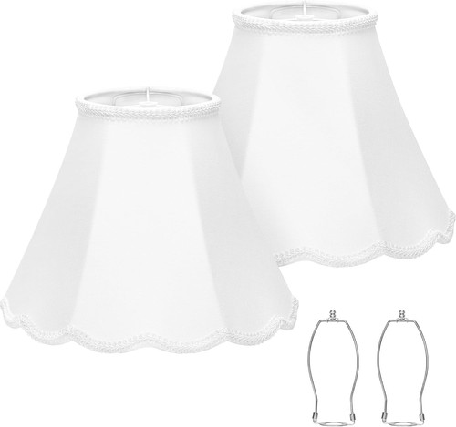Scalloped lamp shades set - lamp,