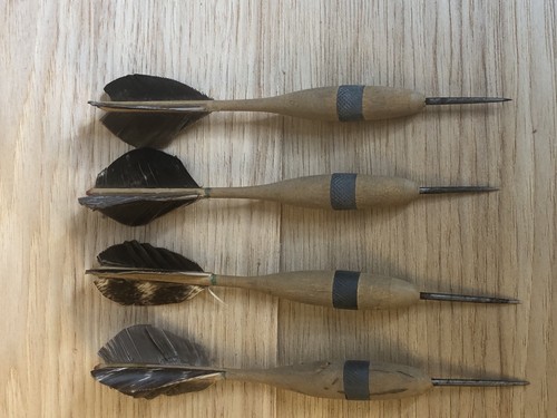 Lot vintage wooden - lot, darts