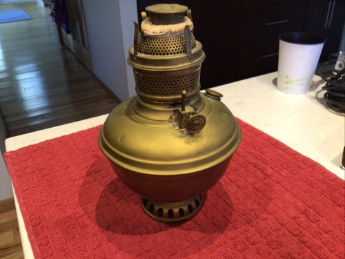Vintage fostoria brass oil - brass,