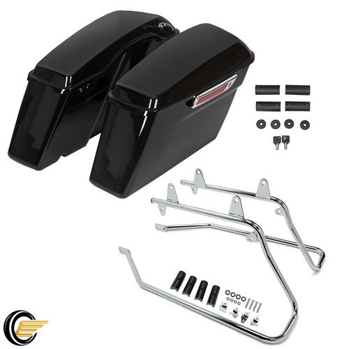 Hard saddlebags saddle - saddle, bag