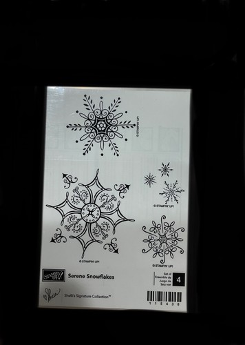 Stampin serene snowflakes - stampin,