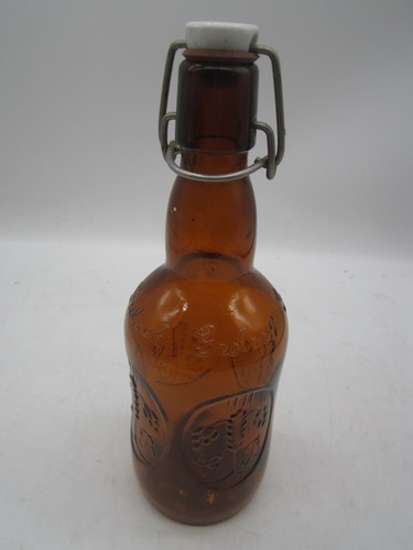Old vintage grolsch amber - old,