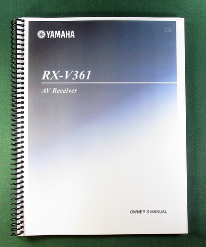 Yamaha v361 instruction - rx-v361,