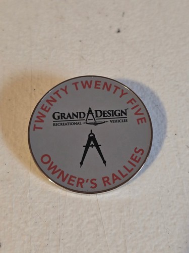 Grand design pinback - grand, button