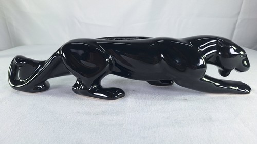 Vintage black panther planter - panther,