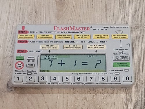 Flashmaster math tables - flashmaster,