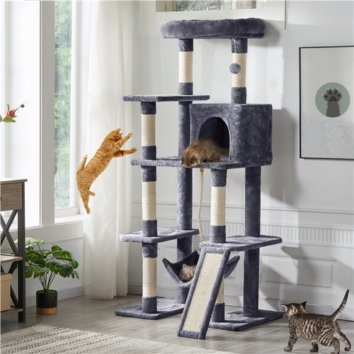 63in cat tree tower - tree, indoor