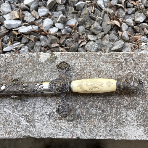 Antique masonic templar sword - masonic,