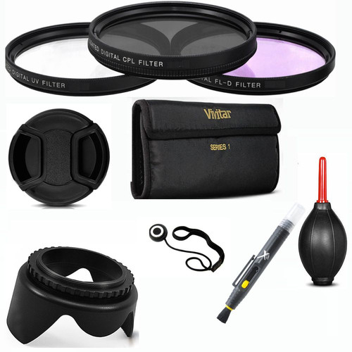 55mm filter kit hood - 3,