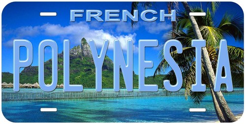 French polynesia novelty car - french,
