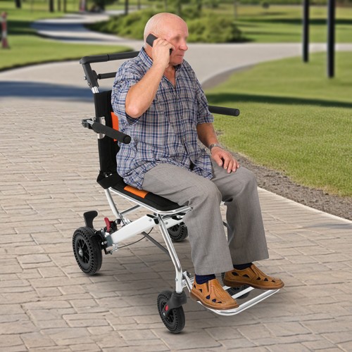 Foldable patient wheelchair - patient,