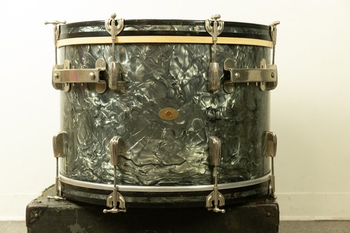 1950s slingerland 14x22 black - 1950s,