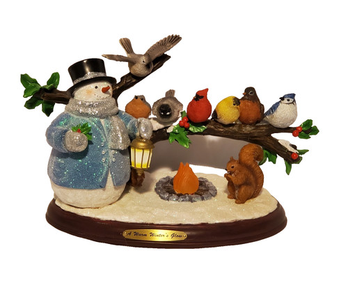 Thomas kinkade snowman and - kinkade,