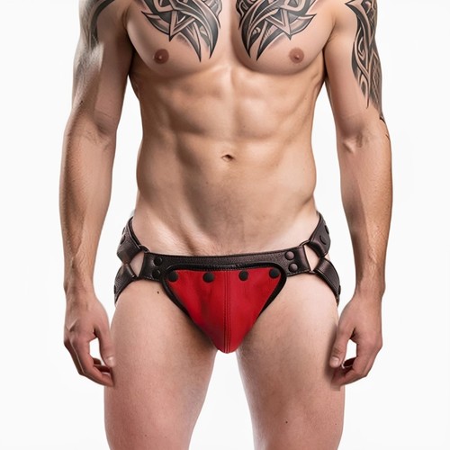 Men leather jockstrap gay - leather,