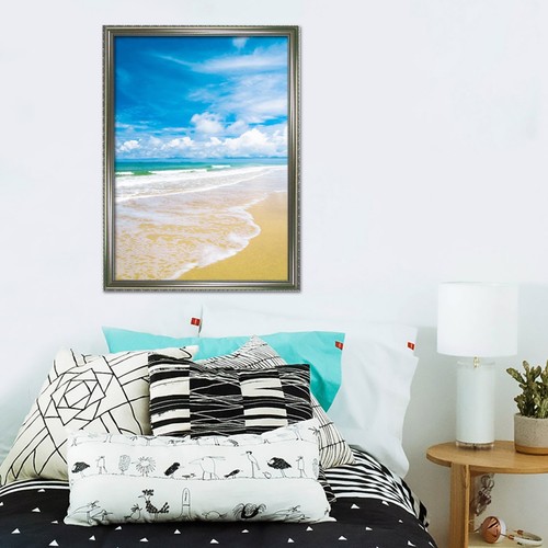Sky waves beach - 3d,