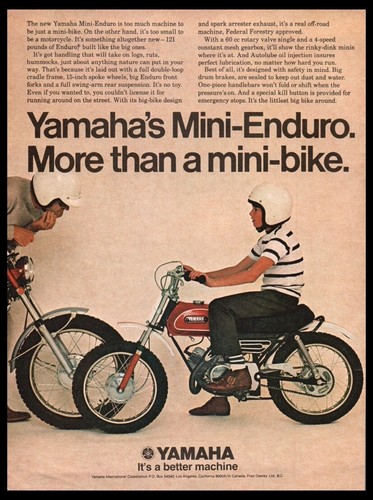 1970 yamaha mini enduro - yamaha,