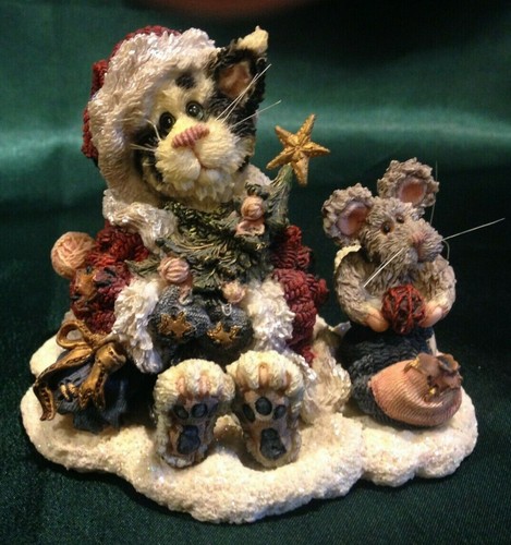 Boyds purrstone santa claws - boyds,