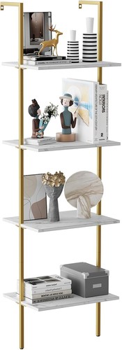 Ladder shelf tiers metal - ladder,