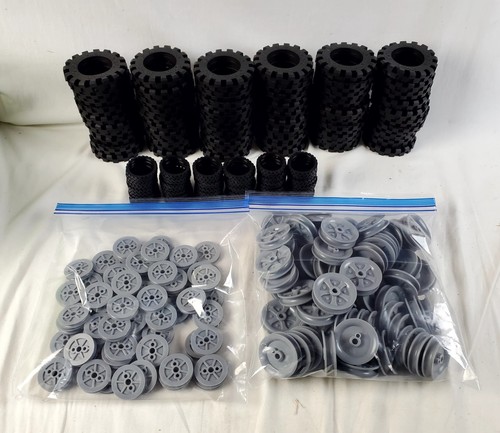 120 knex wheels tires each - 120,