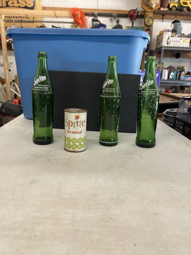Vintage sprite cola steel can - sprite,