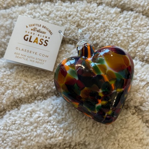 Glass eye studio heart shaped - heart,
