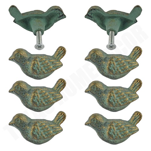 Cast iron bird cabinet drawer - bird,