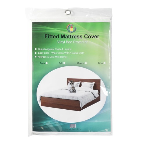 Fitted plastic mattress - plastic,