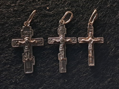 Greek orthodox cross pendant - 3,