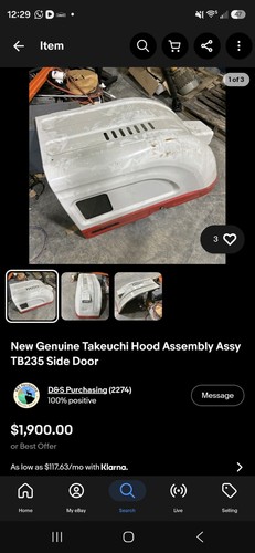 New genuine takeuchi - takeuchi, hood