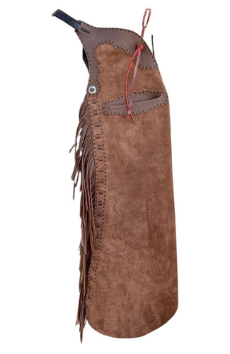 Men western cowboy - western, suede