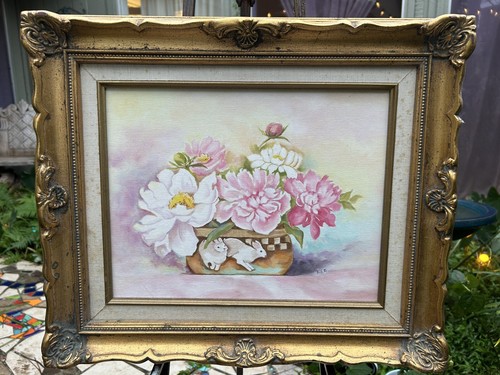 Signed oil canvas - signed, on