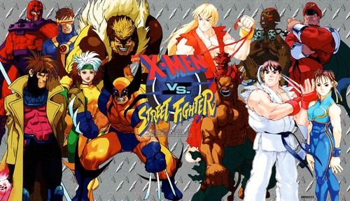 Men street fighter - x-men,
