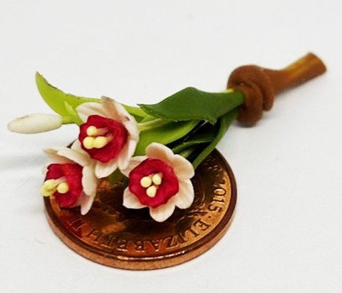 Dolls house daffodils bunch - dolls,