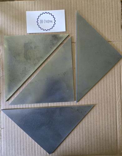 Set raw steel 6in - 6in,