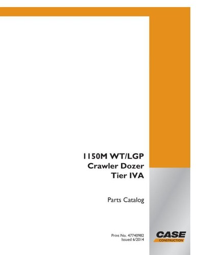 Case 1150m lgp - case, tier