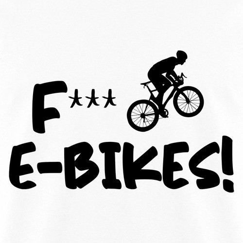 Bike defiance cycling humor - e,