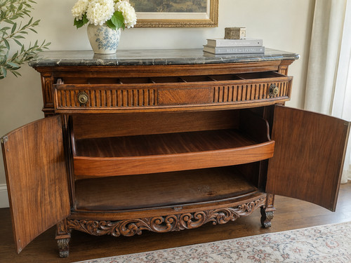 Antique walnut burl - antique, wood